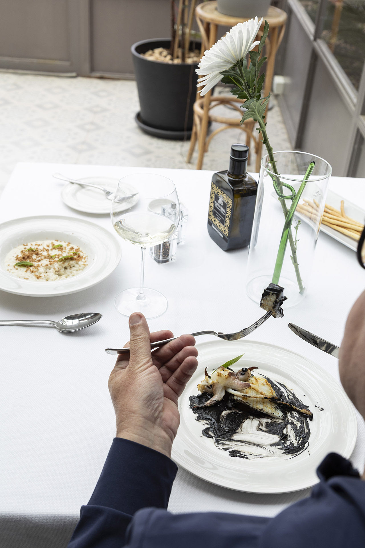 Piatto al nero di seppia di Ciciritto